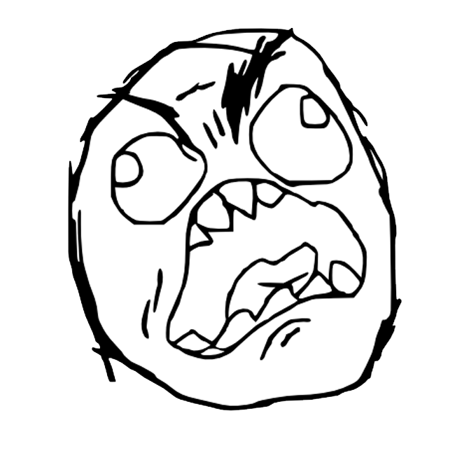 AngryMemeFace Discord sticker