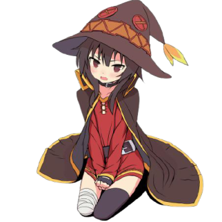 Shy Megumin Discord sticker