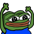 Peepo Hey Discord sticker