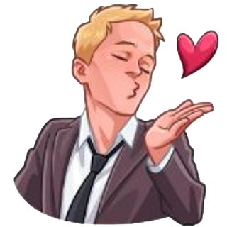 Kiss Discord sticker