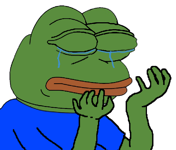 PepeCry Discord sticker