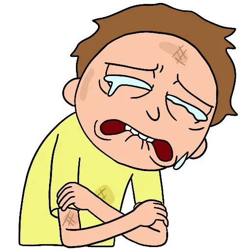 Cry Morty Discord sticker