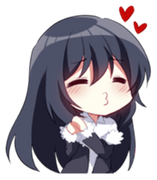 want a kiss Discord sticker