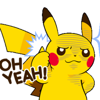 Pikachu Oh Yeah Discord sticker