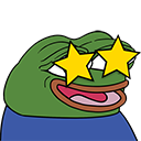 Star Eyes Peepo Discord sticker