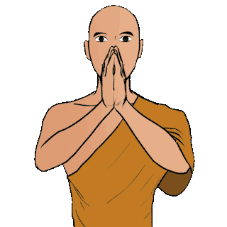Monk Thanks Discord sticker