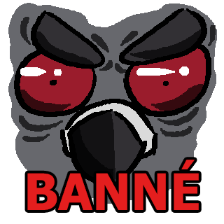 banne Discord sticker