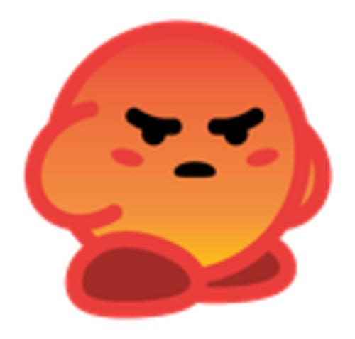 kirbyangry Discord sticker