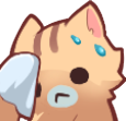 cat_sweat Discord sticker