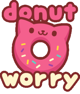 Donut Worry Discord sticker