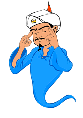 Aki Think Discord sticker