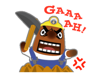 resetti gah angry mad rage