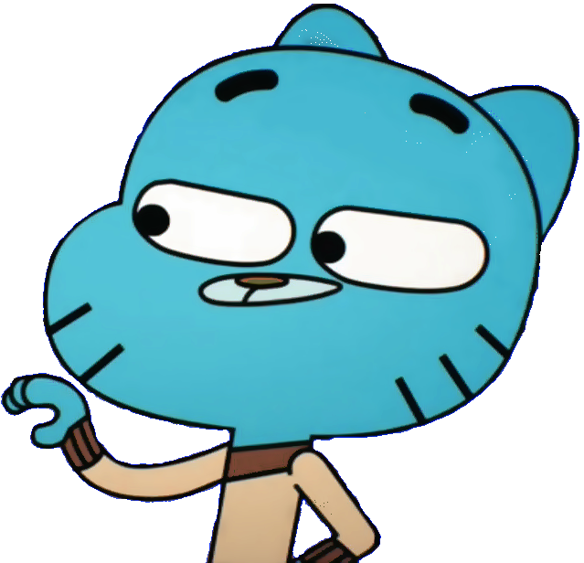 Gumball Smug Discord sticker