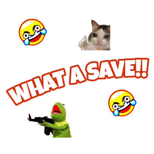 WHAT A SAVE Discord sticker
