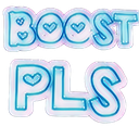 boostpls Discord sticker