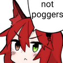 senko not poggers Discord sticker