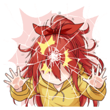 Cracked Discord sticker