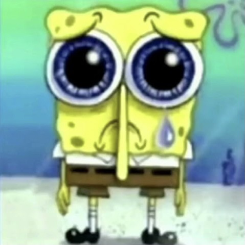 sad sponge Discord sticker