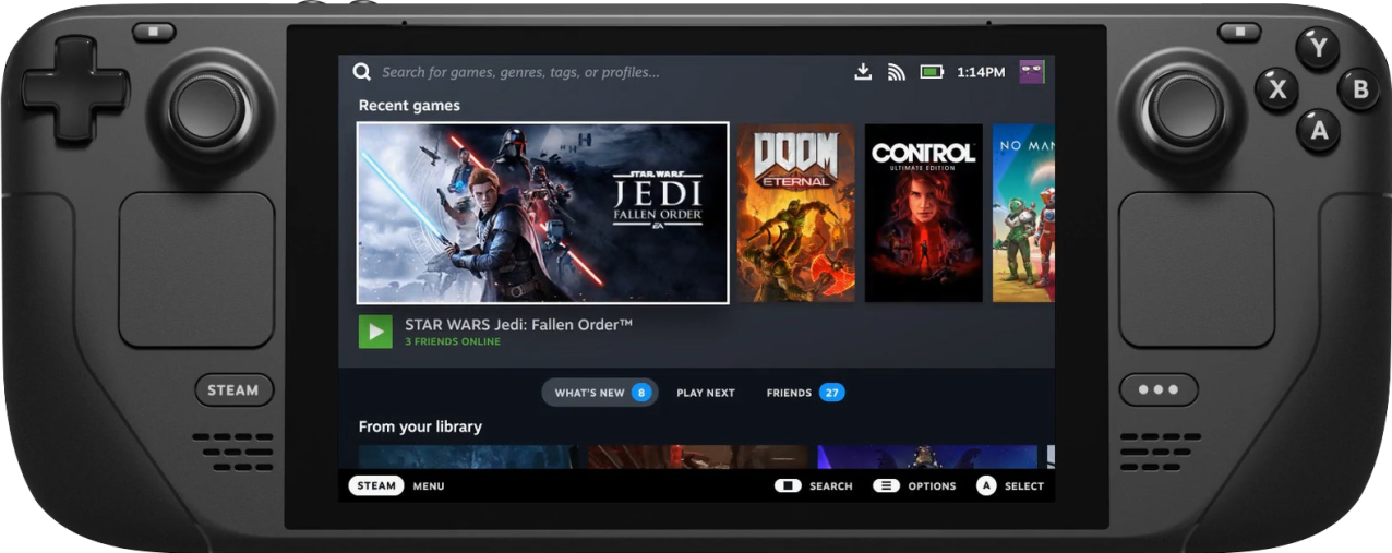 Steam Deck Console Image Discord sticker