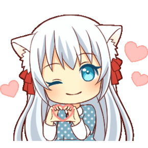 Neko_LoveHeart Discord sticker