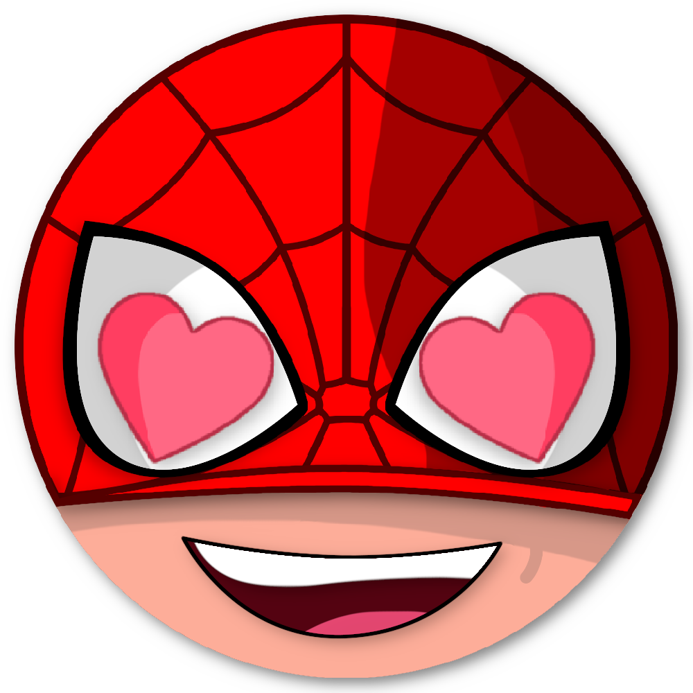 Spidey Heart Eyes Discord sticker