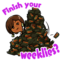 Weeklies Discord sticker