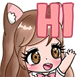 Hi Discord sticker