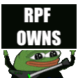 RPF OWNS Discord sticker