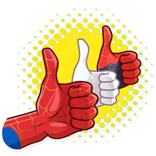 Spidey Thumbs Up Discord sticker