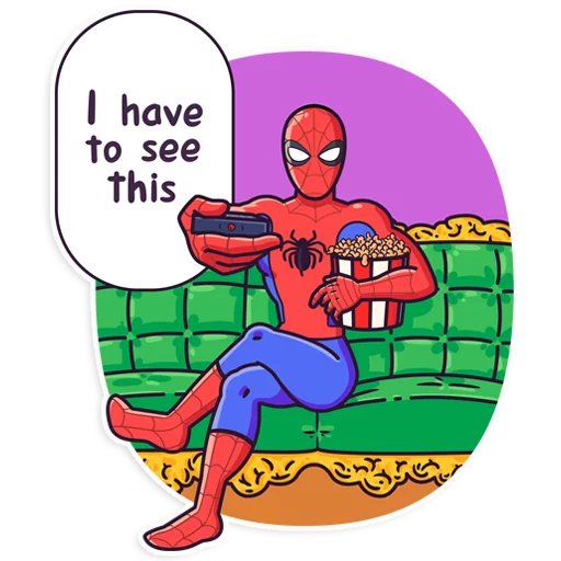 Spidey Watch Discord sticker