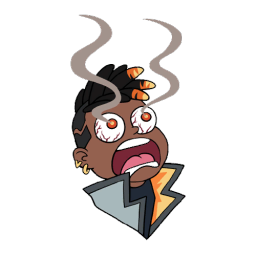 PhoenixBurningEyes Discord sticker
