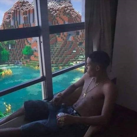 Mirando al paisaje Discord sticker