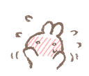 Panic bunny Discord sticker