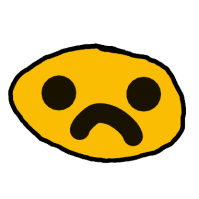 Sad cursed Discord sticker