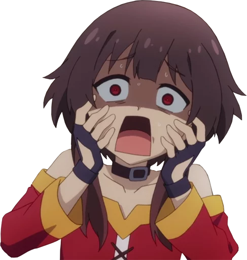 Megumin Disgusting Discord sticker