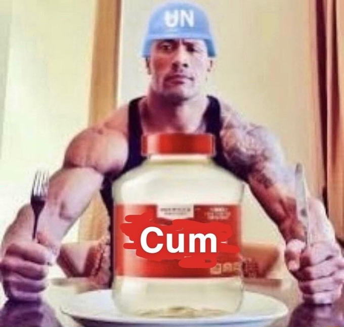 Dwayne "The Cum" Johnson Discord sticker