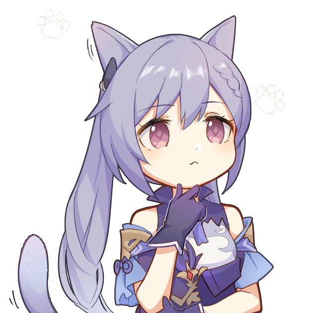 KeqingThink Discord sticker