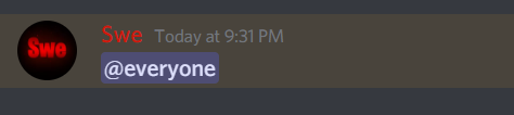 @everyone Discord sticker
