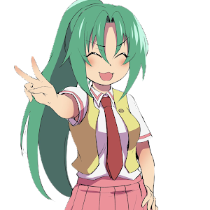 Mion Peace Discord sticker