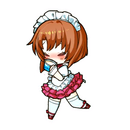 Rena Maid Sip Discord sticker