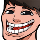 Dengoso Troll Face Discord sticker