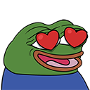 Peepo Love Discord sticker