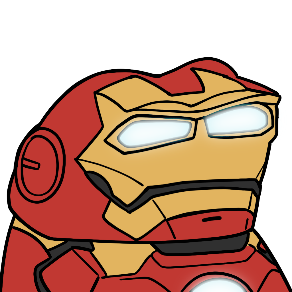 Peepo Iron Man Discord sticker