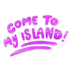 Come To My Island! Discord sticker
