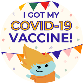 Temoc Vaccinated - UT Dallas Discord sticker