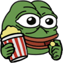 pepepopcorn Discord sticker