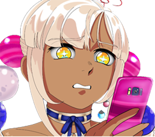 Sana Disgust Phone Discord sticker