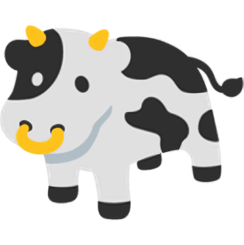 Cow Chill Out Discord sticker