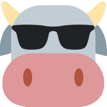 Cool Cow Discord sticker
