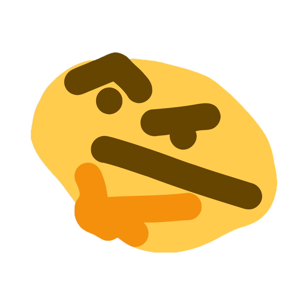 thonk Discord sticker